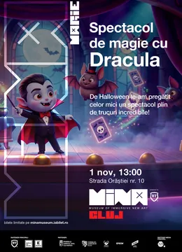 Cluj-Napoca: Spectacol de magie cu Dracula