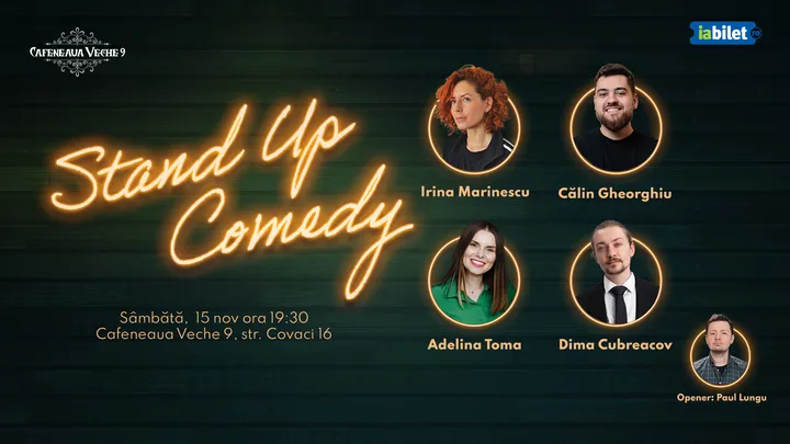 Stand-up Comedy cu Irina, Călin, Dima și Adelina