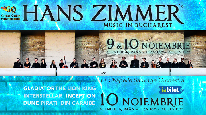 Hans Zimmer`s Music in Bucharest by La Chapelle Sauvage Orchestra