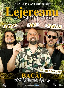 Bacau: Stand Up Comedy Show Vio, Frîncu și Guran - Lejereanu Spriț Tour