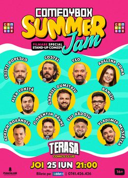Filmare Stand-up Comedy SummerJam pe Terasa ComicsClub! - Show 2