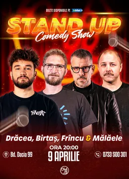 Stand-up Comedy cu Drăcea, Birtaș, Frîncu & Mălăele la Club 99
