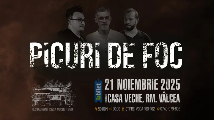 Râmnicu Vâlcea: Concert PICURI DE FOC