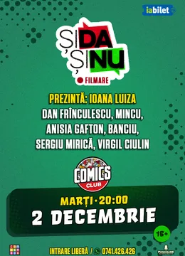 FILMARE "Și da și nu" la ComicsClub!