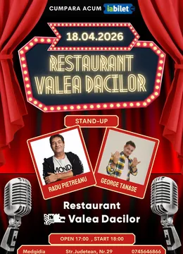 Medgidia: Stand-up comedy la Restaurant Valea Dacilor