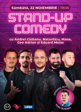 The Fool: Stand-up comedy cu Natanticu, Andrei Ciobanu, Mane, Geo Adrian și Eduard Moise