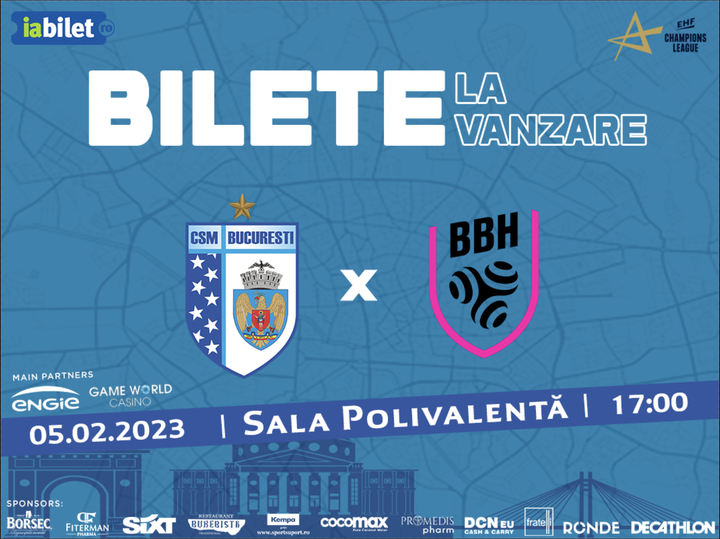 EHF Champions League, Runda 13: CSM București vs Brest Bretagne Handball