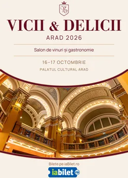 Arad: Vicii & Delicii 2026 – Salon de vinuri și gastronomie