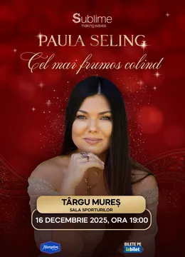 Targu Mures: Paula Seling - “Cel mai frumos colind”