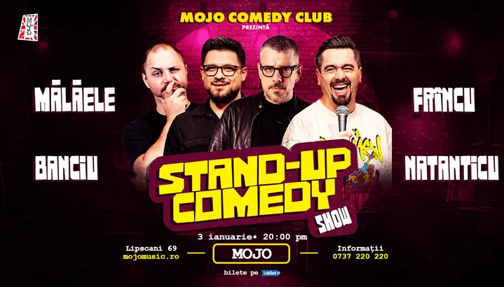 Stand-up comedy show cu Natanticu, Banciu, Frincu & Malaele 03.01