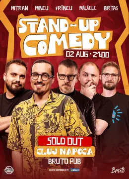 Cluj-Napoca: Mincu, Mitran, Bogdan Mălăele, Dan Birtaș, Dan Frînculescu | Stand Up Comedy Show II