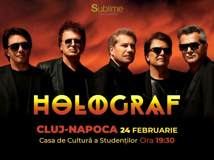 Concert extraordinar HOLOGRAF @ Cluj-Napoca