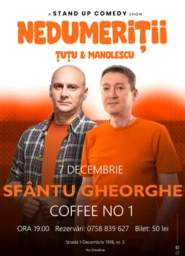 Sfântu Gheorghe: Stand-up Comedy - Dan Tutu si Cristi Manolescu
