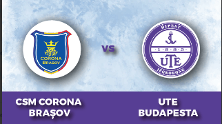 Corona Brașov – UTE Budapesta