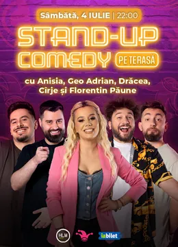 The Fool Terasa: Stand-up comedy cu Drăcea, Cîrje, Anisia, Geo Adrian și Florentin Păune