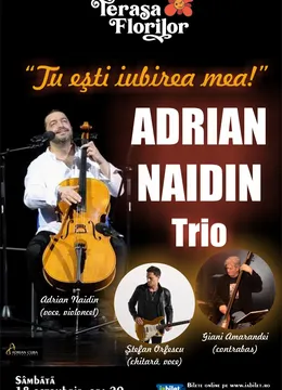 Concert: Adrian Naidin Trio ,,Tu esti iubirea mea'