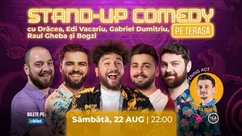 The Fool Terasa: Stand-up comedy cu Drăcea, Edi Vacariu, Gabriel Dumitriu, Raul Gheba și Bogzi