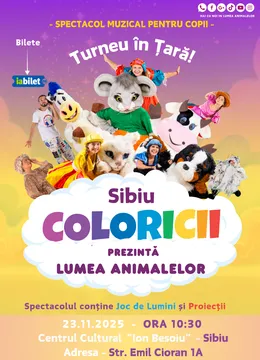 Sibiu: Coloricii prezintă lumea animalelor