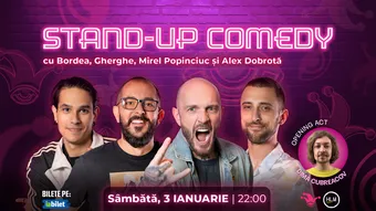 The Fool: Stand-up comedy cu Bordea, Gherghe, Mirel Popinciuc și Alex Dobrotă