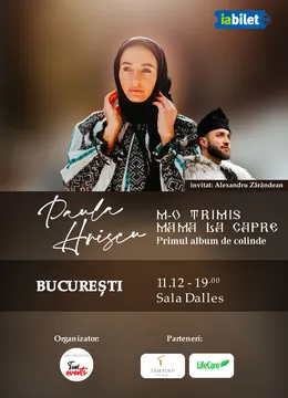 Concert de colinde Paula Hriscu: M-o trimis mama la capre!
