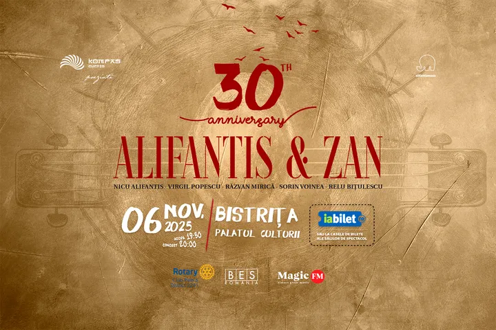 Bistrița: Alifantis & Zan 30 de ani