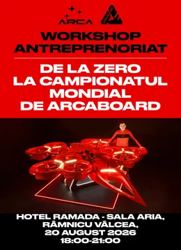 Râmnicu Vâlcea: Workshop de Antreprenoriat ~ "De la Zero la Campionatul Mondial de ArcaBoard"