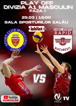 Zalău: Volei | SCM Zalău – CS Rapid București