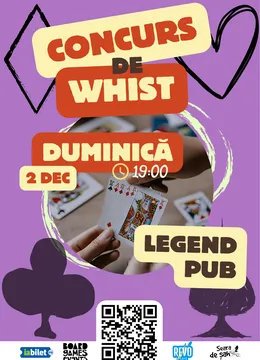 Iasi: Concurs de Whist @Board Games Events