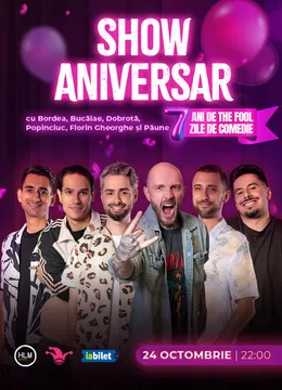 The Fool: SHOW ANIVERSAR cu Bordea, Bucălae, Dobrotă, Popinciuc, Florin și Păune