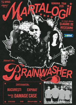 Turneu Martalogii & Brainwasher - lansare album „Șlagăre de recesiune”