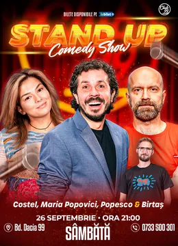 Stand-up Comedy cu Costel, Maria Popovici, Cristi Popesco & Birtaș la Club 99 | Show 2