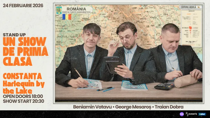 Constanța: Un Show de Primă Clasă | Stand-up Comedy cu Beniamin Vatavu, George Mesaroș și Traian Dobra