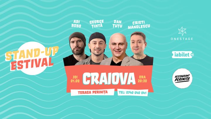 Craiova: Stand Up cu Țuțu, Adi Bobo, Manolescu și Țintă