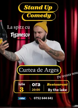 Curtea de rges: Șpriț și Stand-up cu Tiganescu...