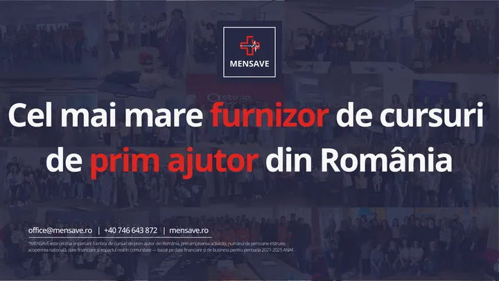 Cursuri de prim ajutor cu MENSAVE