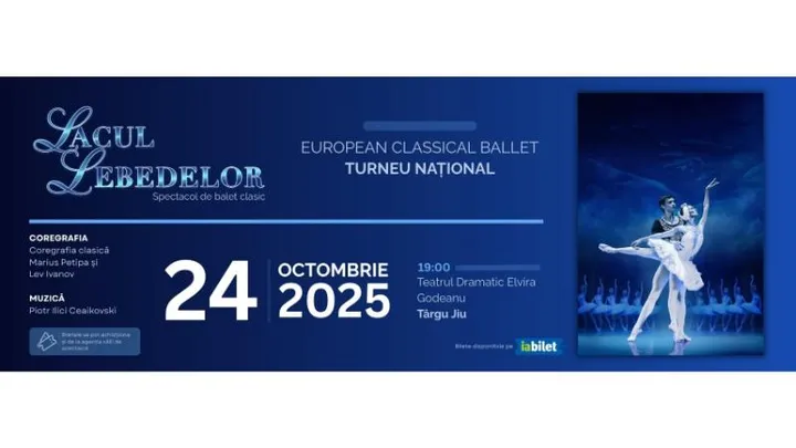 Targu Jiu: Lacul Lebedelor-Turneu Național – European Classical Ballet