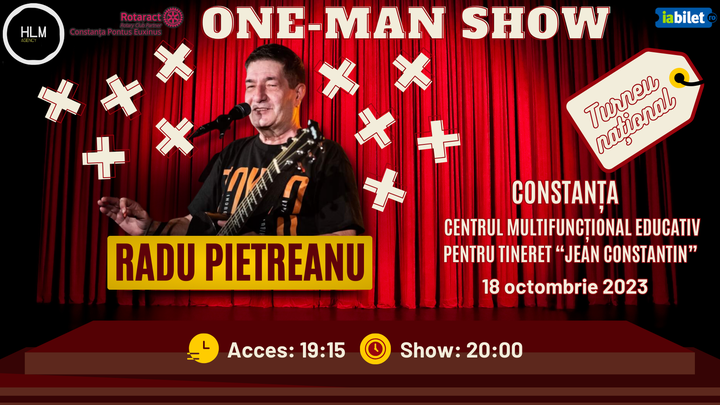 Constanța: One-Man Show cu Radu Pietreanu - "Turneu Național"