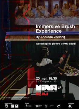 Immersive Brush Experience - Workshop de pictură pentru adulți cu Andrada Vecleniț