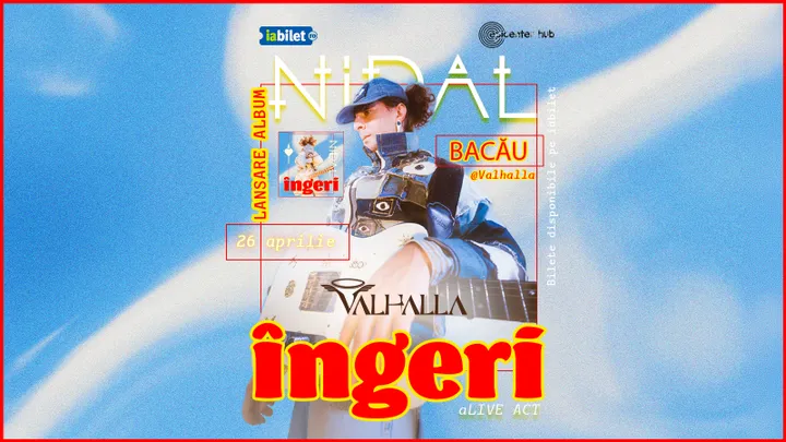 Bacău: Concert Nidal • Lansare de album: "Îngeri"