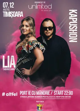 Timisoara: Lia Taburcean & Kapushon - Turneul Național „Port IE Cu Mandrie”