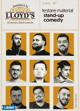 Lloyd's: 3 la 10 Lei, Stand-up comedy Testare Material