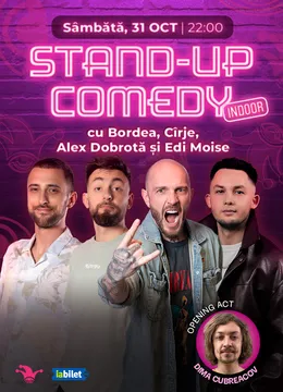 The Fool: Stand-up comedy cu Bordea, Cîrje, Alex Dobrotă și Edi Moise
