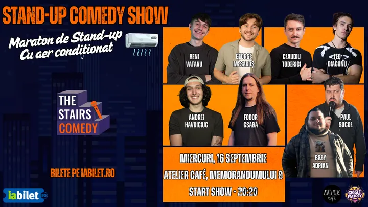 Cluj-Napoca: Stand-up Comedy Show | Maraton de Stand-Up | by The Stairs Comedy
