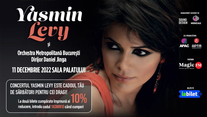Yasmin Levy si Orchestra Metropolitana Bucuresti