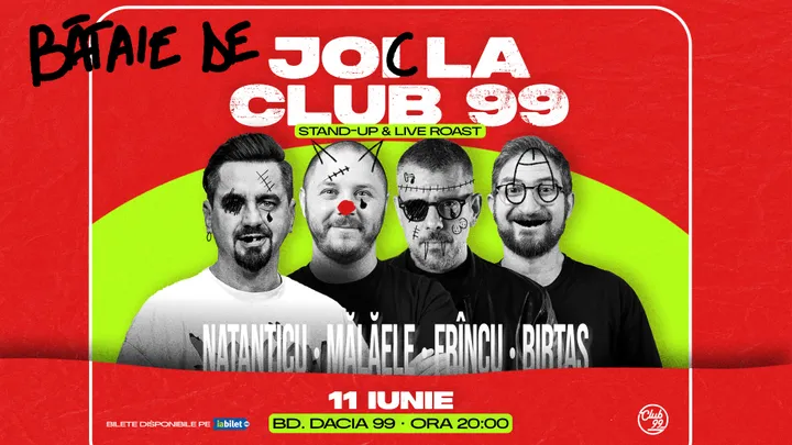 Bataie de joi cu Natanticu, Mălăele, Frîncu & Birtaș la Club 99