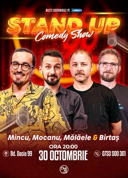 Stand-up Comedy cu Mincu, Mocanu, Mălăele & Birtaș la Club 99