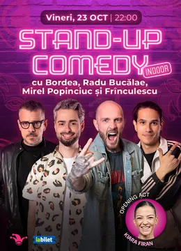 The Fool: Stand-up comedy cu Bordea, Mane Voicu, Mirel Popinciuc și Frînculescu