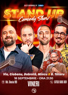 Stand-up Comedy cu Vio, Andrei Ciobanu, Dobrotă, Mincu & Bogdan Tătaru la Club 99 | Show 2