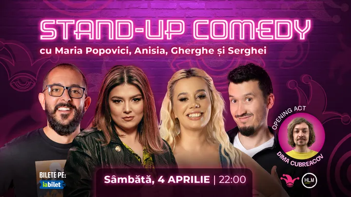 The Fool: Stand-up comedy cu Gherghe, Maria Popovici, Anisia și Serghei