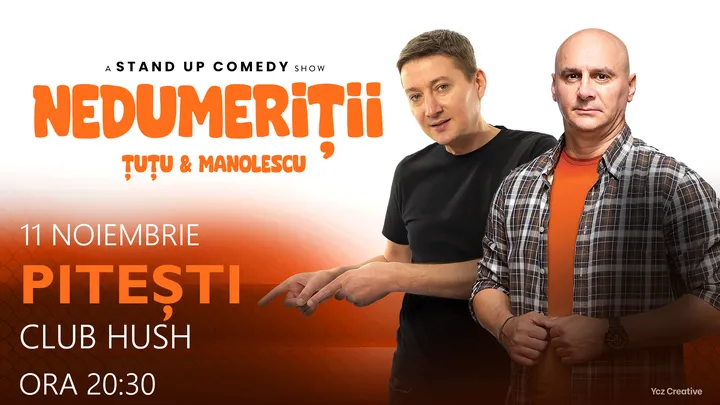 Pitesti: Stand-up Comedy - Dan Tutu si Cristi Manolescu